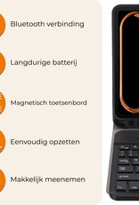 Nomfy iPad Pro 11 inch 2024 Hoesje Toetsenbord Hoes Luxe Keyboard Case Cover (10,9 inch) - Zwart