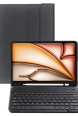 Nomfy iPad Air 6 (13 inch) Hoesje Toetsenbord Hoes Luxe Keyboard Case Cover (10,9 inch) - Zwart