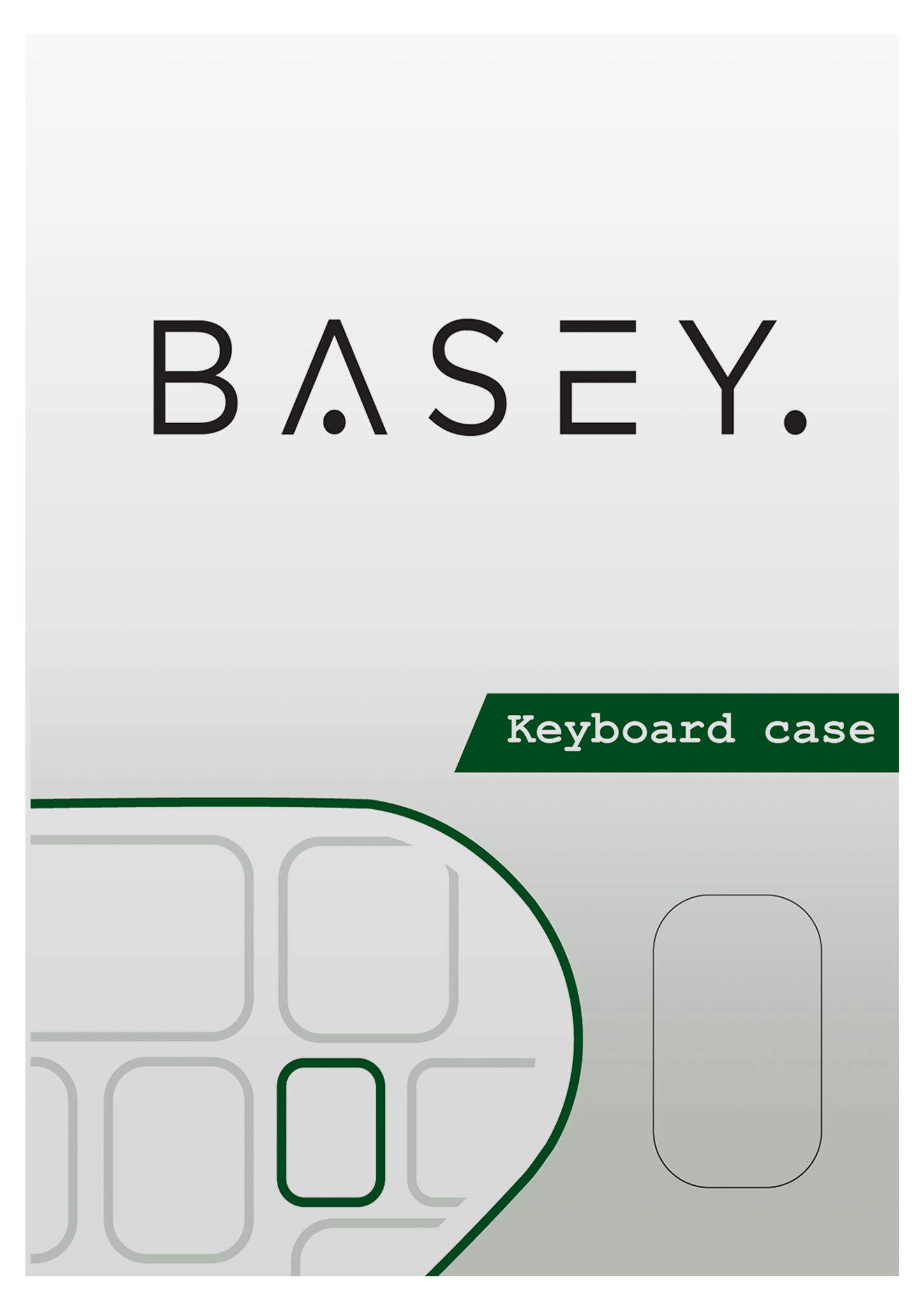 BASEY. iPad Air 6 (11 inch) Hoesje Toetsenbord En Screenprotector - iPad Air 6 (11 inch) Hoes Luxe Keyboard Case Cover Met Bescherm Glas (10,9 inch) - Donkerblauw