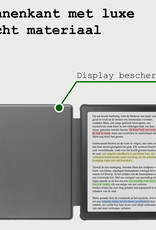 BASEY. Hoes Geschikt voor Kobo Libra Colour Hoesje Bookcase Cover Hoes - Hoesje Geschikt voor Kobo Libra Colour Hoes Cover Case - Bloesem