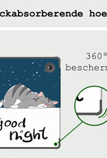 BASEY. Hoes Geschikt voor Kobo Libra Colour Hoesje Bookcase Cover Hoes - Hoesje Geschikt voor Kobo Libra Colour Hoes Cover Case - Kat