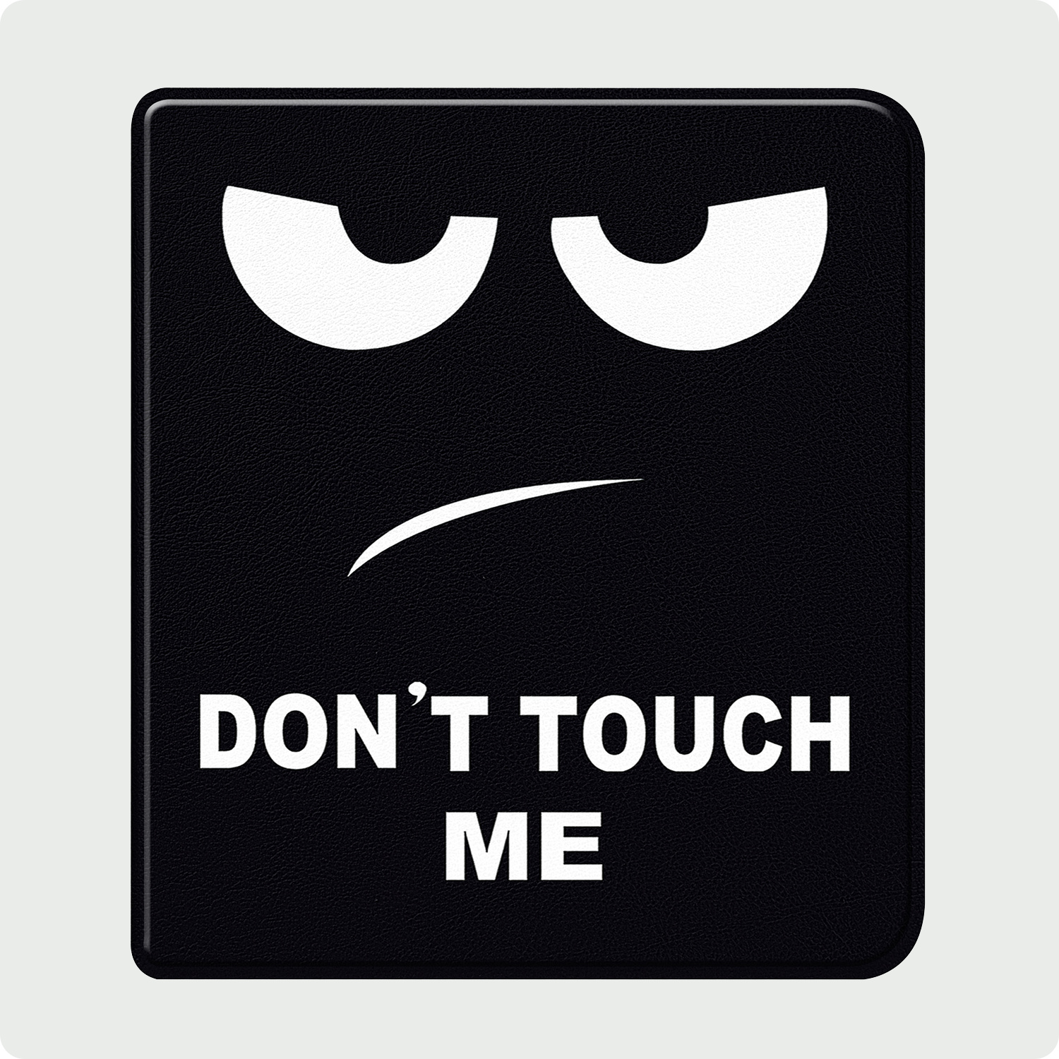 BASEY. Hoes Geschikt voor Kobo Libra Colour Hoesje Bookcase Cover Hoes - Hoesje Geschikt voor Kobo Libra Colour Hoes Cover Case - Don't Touch Me