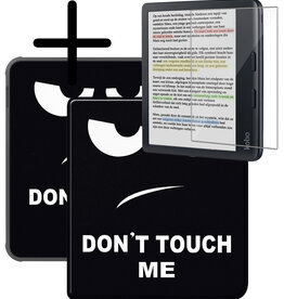 BASEY. BASEY. Kobo Libra Colour Hoesje Met Screenprotector - Don't Touch Me
