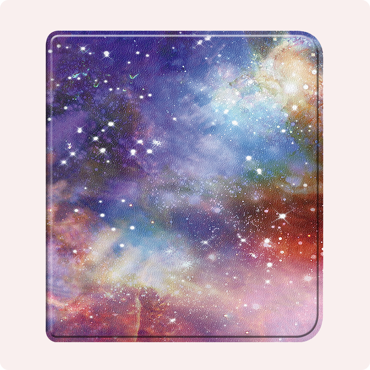 NoXx Hoes Geschikt voor Kobo Libra Colour Hoesje Bookcase Cover Book Case Hoes Sleepcover - Galaxy