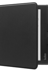 NoXx Hoes Geschikt voor Kobo Libra Colour Hoesje Bookcase Cover Book Case Hoes Sleepcover - Zwart