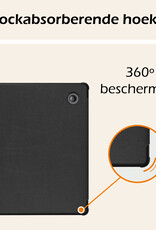 Nomfy Hoesje Geschikt voor Kobo Libra Colour Hoes Book Case - Hoes Geschikt voor Kobo Libra Colour Hoesje Book Cover - Zwart