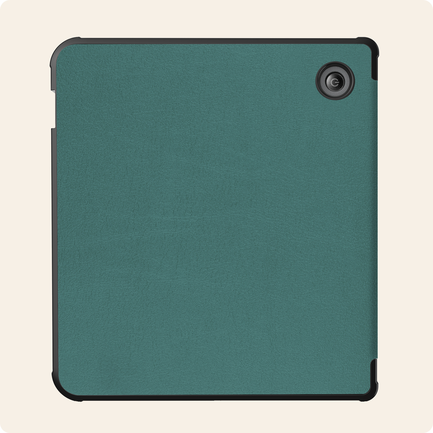 Nomfy Hoesje Geschikt voor Kobo Libra Colour Hoes Book Case - Hoes Geschikt voor Kobo Libra Colour Hoesje Book Cover Met Screenprotector - Donkergroen