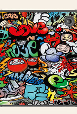 Nomfy Hoesje Geschikt voor Kobo Libra Colour Hoes Book Case - Hoes Geschikt voor Kobo Libra Colour Hoesje Book Cover Met Screenprotector - Graffity