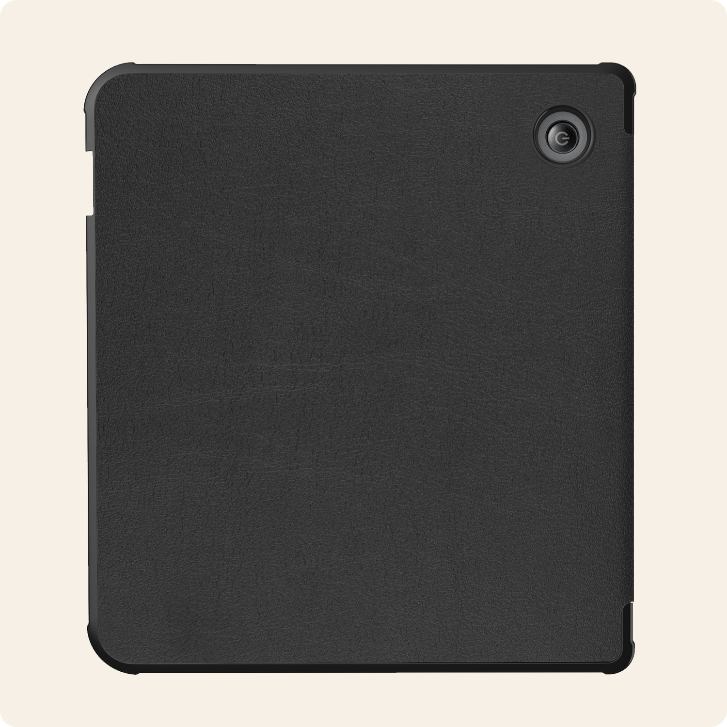 Nomfy Hoesje Geschikt voor Kobo Libra Colour Hoes Book Case - Hoes Geschikt voor Kobo Libra Colour Hoesje Book Cover Met Screenprotector - Zwart