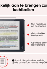 NoXx Hoes Geschikt voor Kobo Libra Colour Hoesje Bookcase Cover Book Case Hoes Sleepcover Met Screenprotector - Bloesem