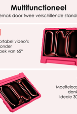 NoXx iPad Pro 11 inch 2024 Hoes Kinder Hoesje Kids Case Cover Kids Proof Met Screenprotector - iPad Pro 11 inch 2024 Kinder Hoes - Roze