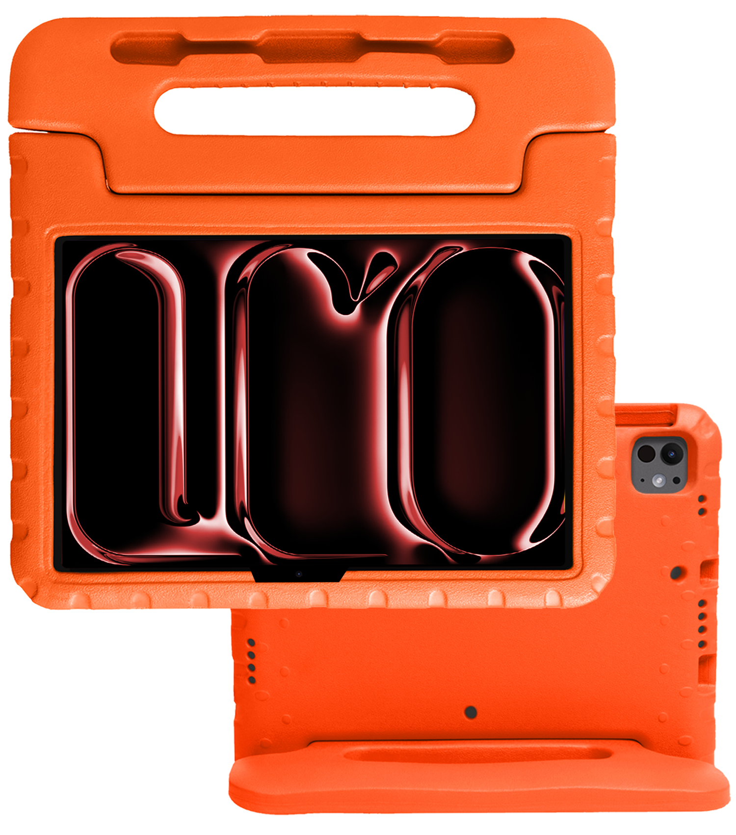 NoXx iPad Pro 11 inch 2024 Hoes Kinder Hoesje Kids Case Cover Kids Proof - iPad Pro 11 inch 2024 Kinder Hoes - Oranje