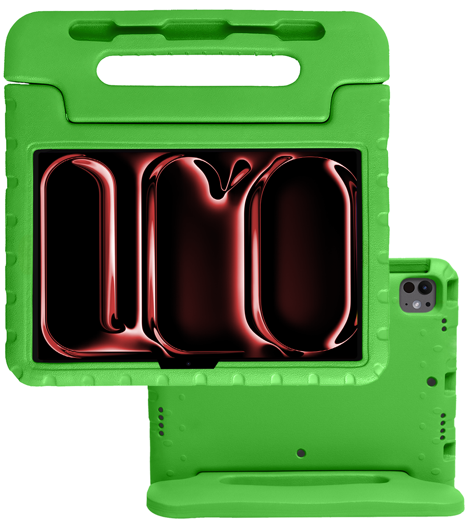 NoXx iPad Pro 11 inch 2024 Hoes Kinder Hoesje Kids Case Cover Kids Proof - iPad Pro 11 inch 2024 Kinder Hoes - Groen