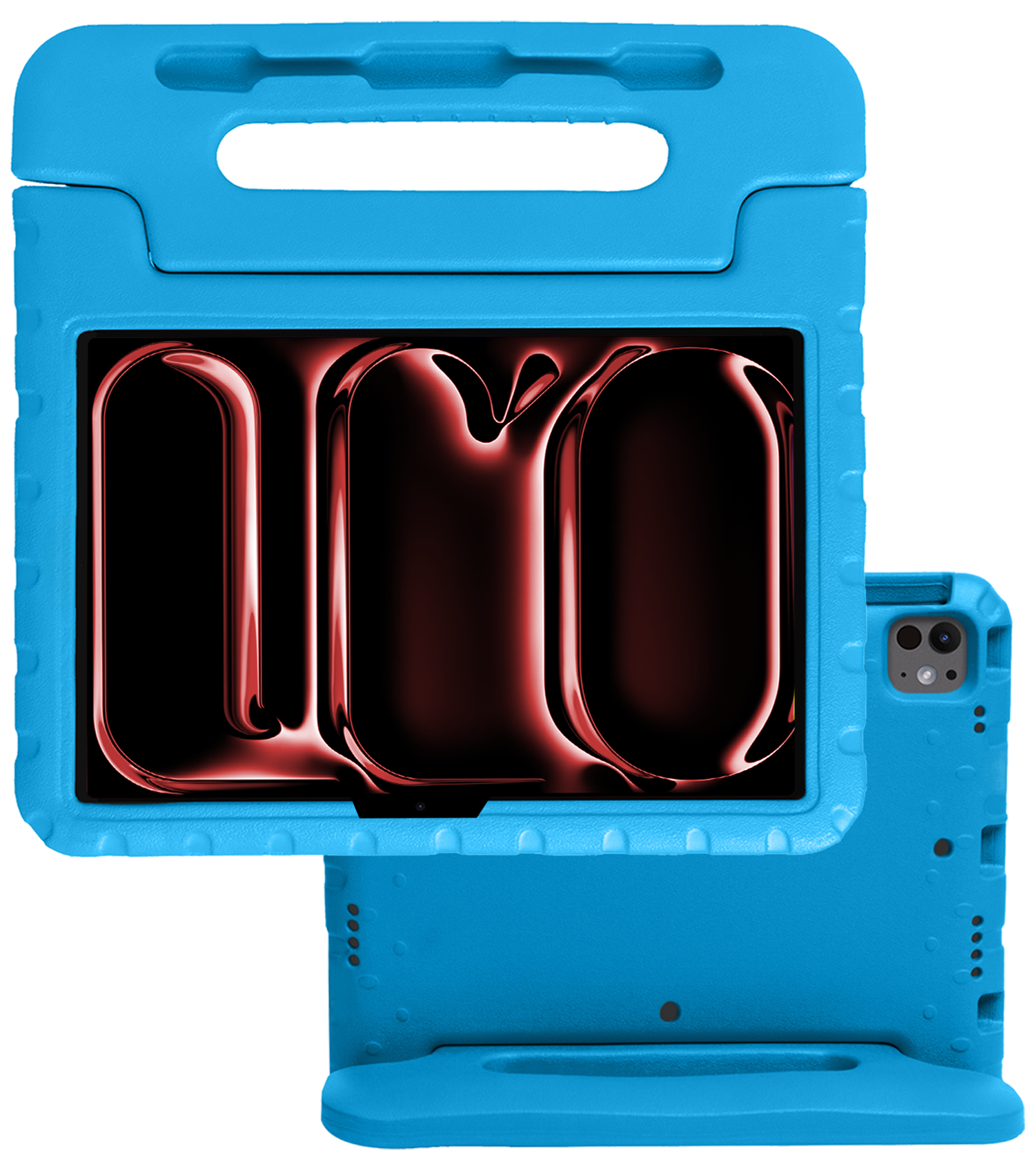 NoXx iPad Pro 11 inch 2024 Hoes Kinder Hoesje Kids Case Cover Kids Proof - iPad Pro 11 inch 2024 Kinder Hoes - Licht Blauw