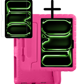 BASEY. BASEY. iPad Pro 2024 (11 inch) Kinderhoes Met Screenprotector - Roze