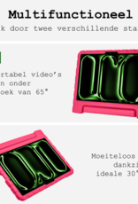 BASEY. iPad Pro 11 inch 2024 Hoes Kinder Hoesje Kids Case Cover Kids Proof Met Screenprotector - iPad Pro 11 inch 2024 Kinder Hoes - Roze