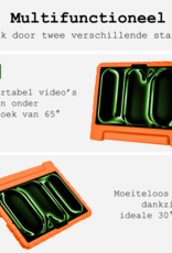 BASEY. iPad Pro 11 inch 2024 Hoes Kinder Hoesje Kids Case Cover Kids Proof Met Screenprotector - iPad Pro 11 inch 2024 Kinder Hoes - Oranje