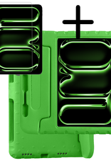 BASEY. iPad Pro 11 inch 2024 Hoes Kinder Hoesje Kids Case Cover Kids Proof Met Screenprotector - iPad Pro 11 inch 2024 Kinder Hoes - Groen