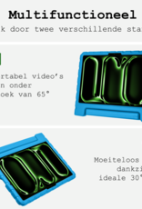 BASEY. iPad Pro 11 inch 2024 Hoes Kinder Hoesje Kids Case Cover Kids Proof Met Screenprotector - iPad Pro 11 inch 2024 Kinder Hoes - Licht Blauw