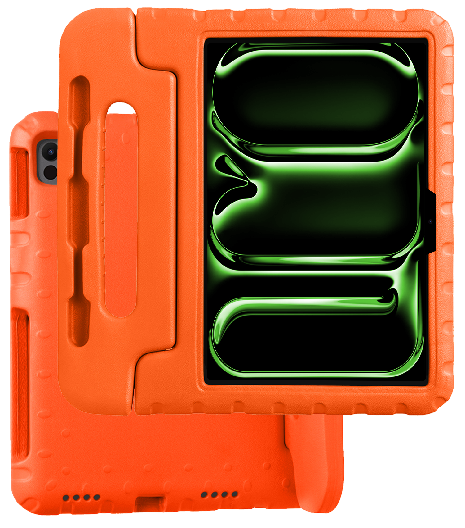 BASEY. iPad Pro 11 inch 2024 Hoes Kinder Hoesje Kids Case Cover Kids Proof - iPad Pro 11 inch 2024 Kinder Hoes - Oranje