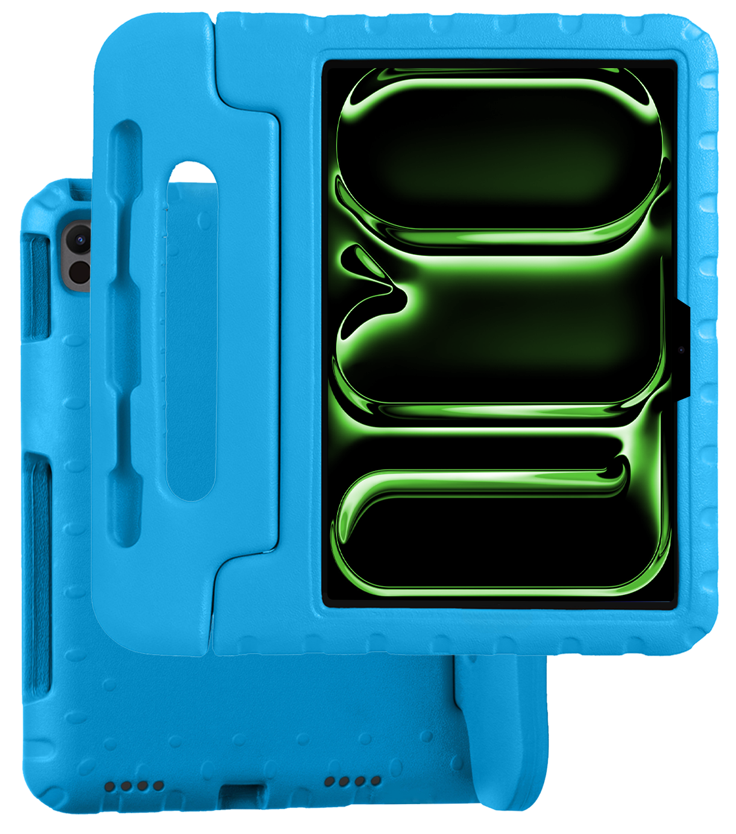 BASEY. iPad Pro 11 inch 2024 Hoes Kinder Hoesje Kids Case Cover Kids Proof - iPad Pro 11 inch 2024 Kinder Hoes - Licht Blauw