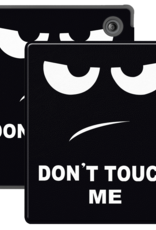 BASEY. Hoes Geschikt voor Kobo Libra Colour Hoesje Bookcase Cover Hoes - Hoesje Geschikt voor Kobo Libra Colour Hoes Cover Case - Don't Touch Me
