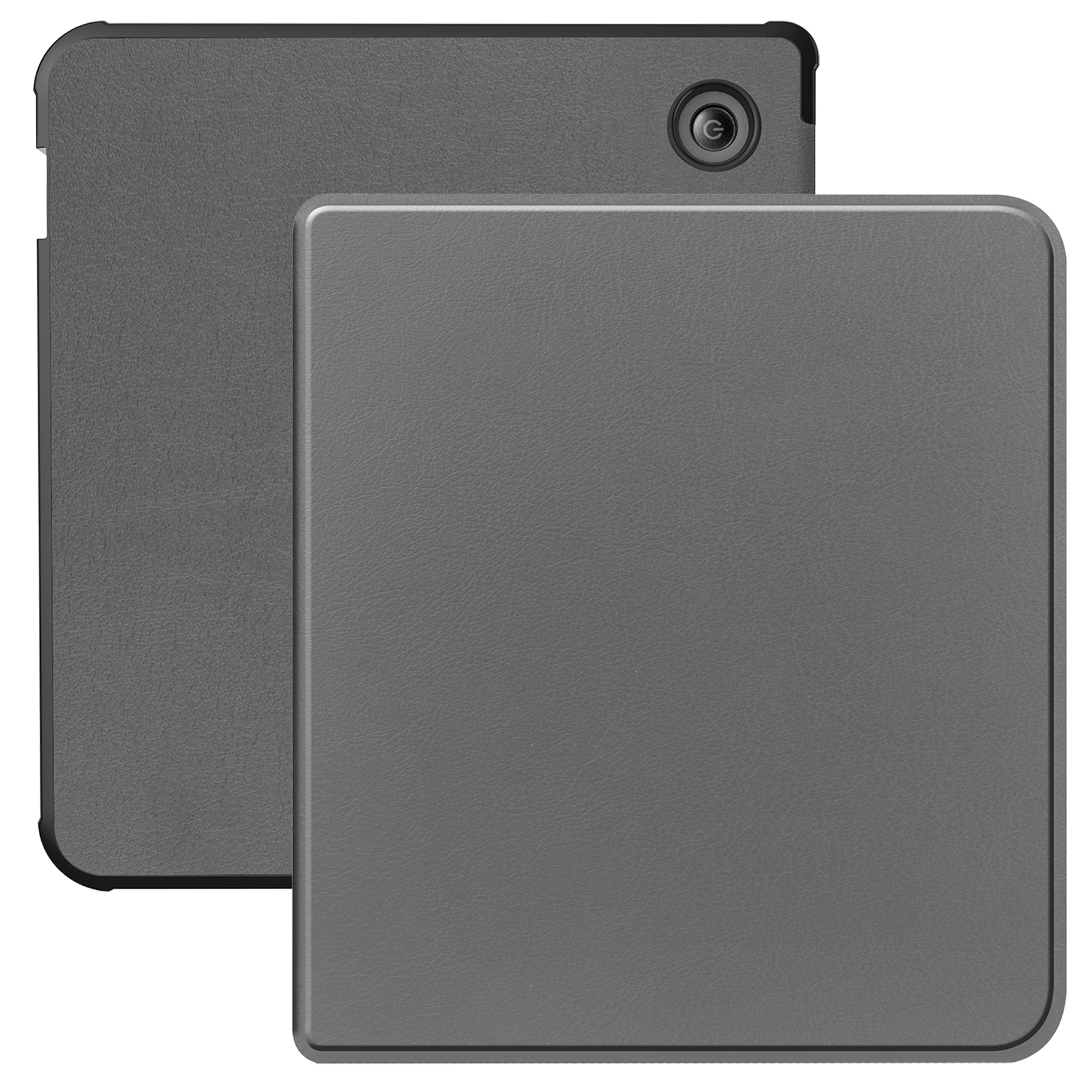 BASEY. Hoes Geschikt voor Kobo Libra Colour Hoesje Bookcase Cover Hoes - Hoesje Geschikt voor Kobo Libra Colour Hoes Cover Case - Grijs