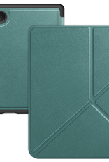 BASEY. Hoes Geschikt voor Kobo Clara Colour Hoesje Bookcase Cover Hoes Trifold - Hoesje Geschikt voor Kobo Clara Colour Hoes Cover Case - Donkergroen