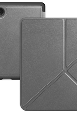 BASEY. Hoes Geschikt voor Kobo Clara Colour Hoesje Bookcase Cover Hoes Trifold - Hoesje Geschikt voor Kobo Clara Colour Hoes Cover Case - Grijs