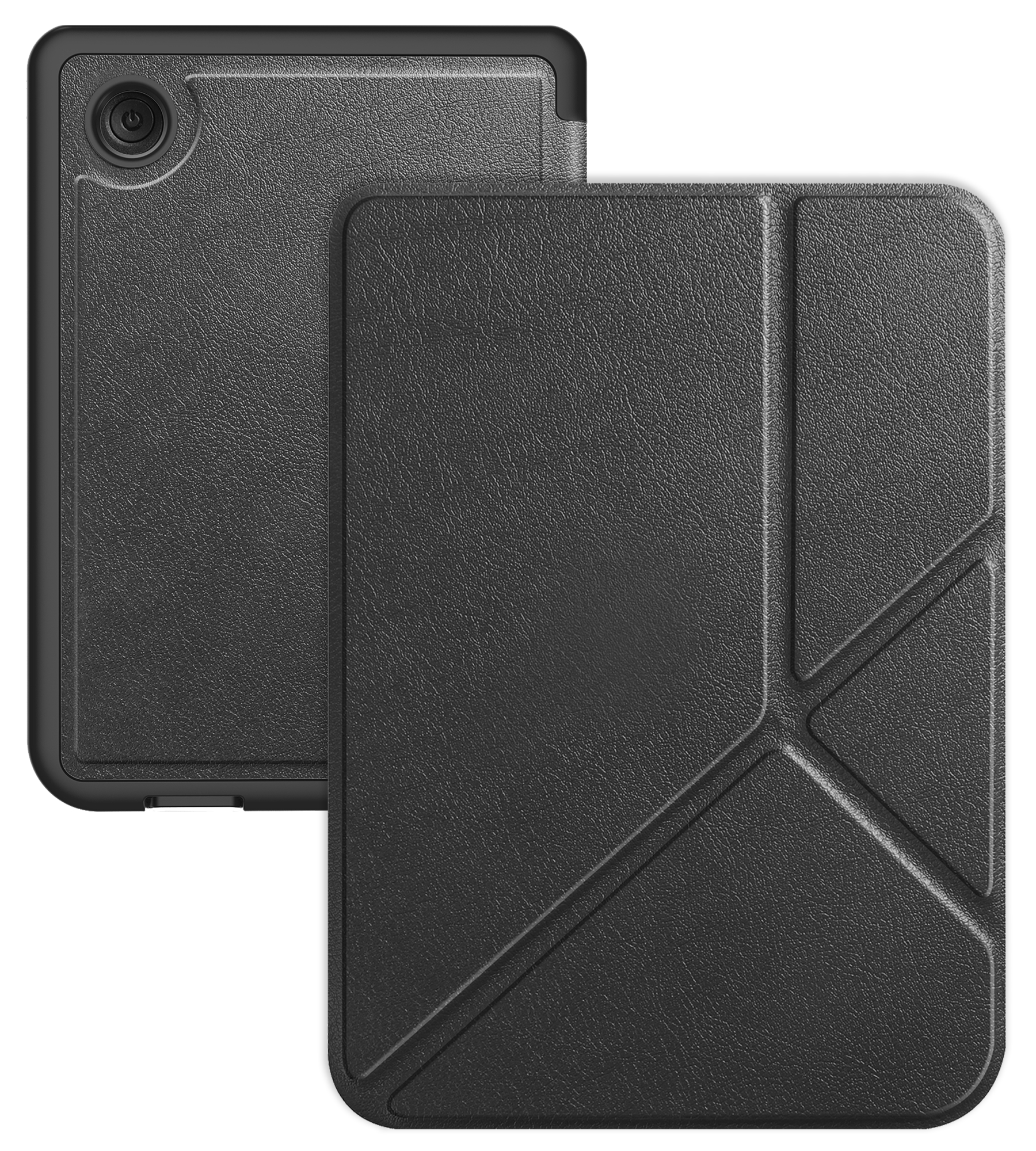 BASEY. Hoes Geschikt voor Kobo Clara Colour Hoesje Bookcase Cover Hoes Trifold - Hoesje Geschikt voor Kobo Clara Colour Hoes Cover Case - Zwart