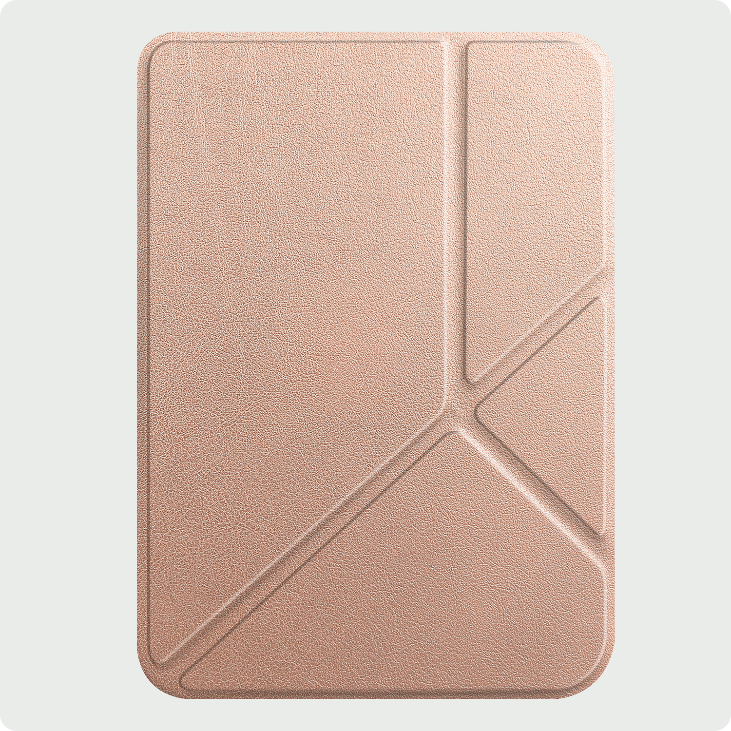 BASEY. Hoes Geschikt voor Kobo Clara Colour Hoesje Bookcase Cover Hoes Trifold Met Screenprotector - Hoesje Geschikt voor Kobo Clara Colour Hoes Cover Case - Rosé Goud