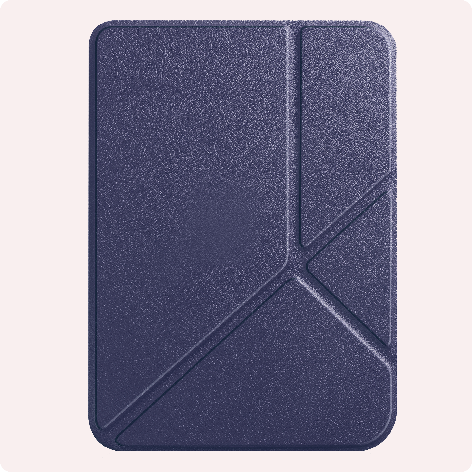 NoXx Hoes Geschikt voor Kobo Clara BW Hoesje Bookcase Cover Book Case Hoes Cover Trifold Met Screenprotector - Donkerblauw