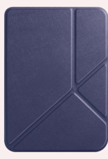 NoXx Hoes Geschikt voor Kobo Clara BW Hoesje Bookcase Cover Book Case Hoes Cover Trifold - Donkerblauw