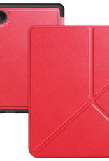 BASEY. Hoes Geschikt voor Kobo Clara BW Hoesje Bookcase Cover Hoes Trifold - Hoesje Geschikt voor Kobo Clara BW Hoes Cover Case - Rood