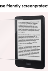 NoXx Hoes Geschikt voor Kobo Clara Colour Hoesje Bookcase Cover Book Case Hoes Cover Trifold Met Screenprotector - Grijs