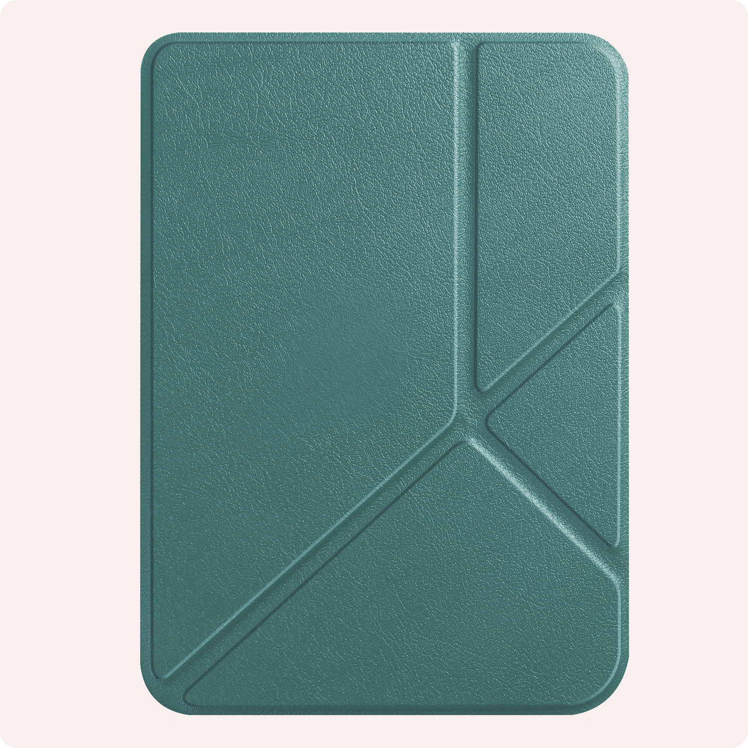 NoXx Hoes Geschikt voor Kobo Clara Colour Hoesje Bookcase Cover Book Case Hoes Cover Trifold Met Screenprotector - Donkergroen