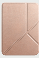 BASEY. Hoes Geschikt voor Kobo Clara BW Hoesje Bookcase Cover Hoes Trifold Met Screenprotector - Hoesje Geschikt voor Kobo Clara BW Hoes Cover Case - Rosé Goud