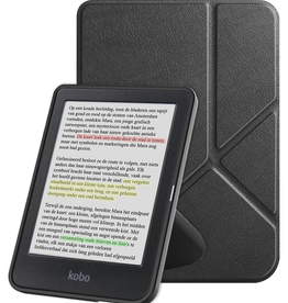 NoXx NoXx Kobo Clara Colour Hoesje Trifold - Zwart