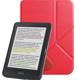 NoXx NoXx Kobo Clara Colour Hoesje Trifold - Rood