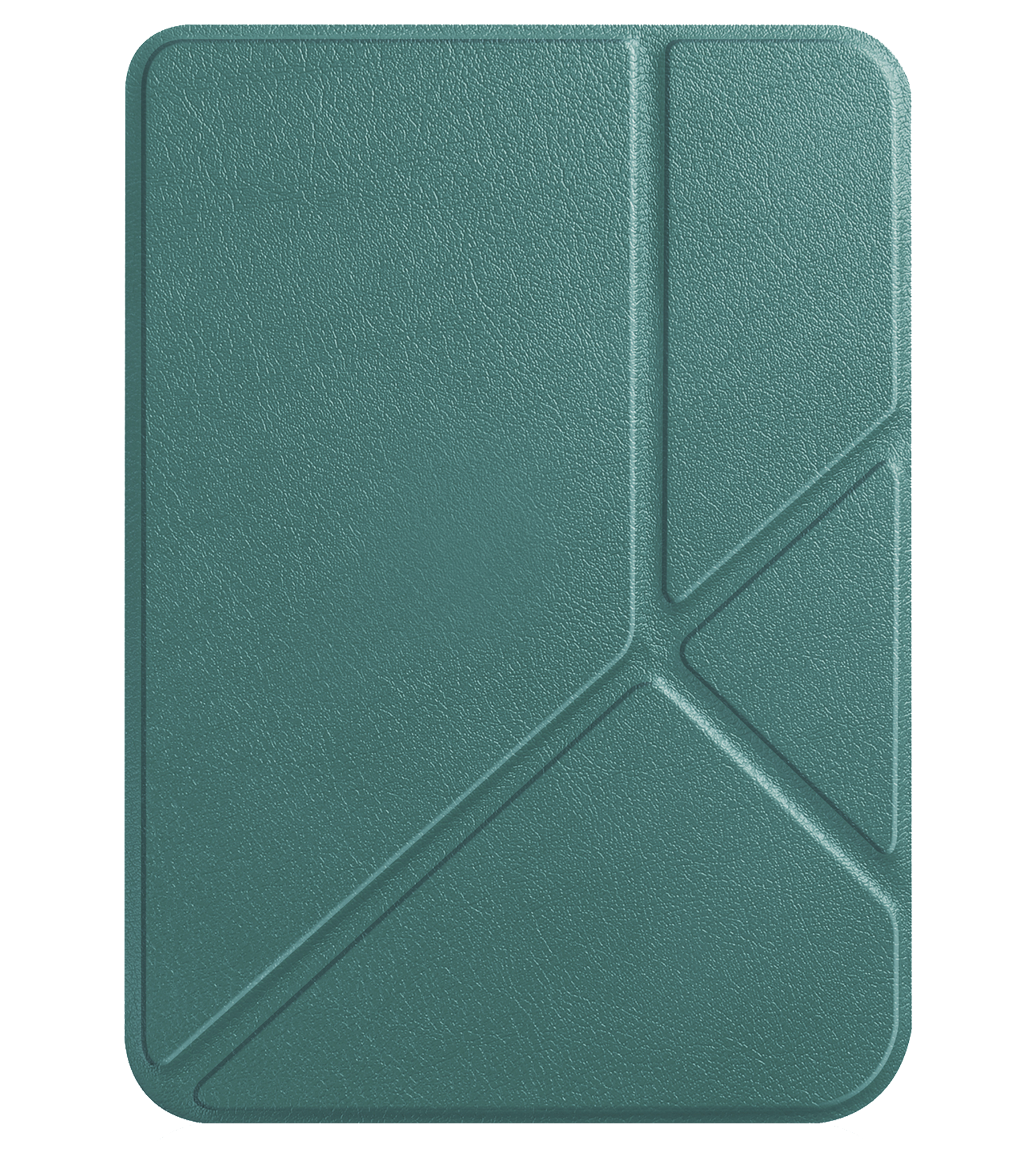 Nomfy Hoesje Geschikt voor Kobo Clara Colour Hoes Book Case Trifold - Hoes Geschikt voor Kobo Clara Colour Hoesje Book Cover - Donkergroen