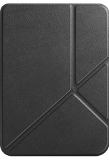 Nomfy Hoesje Geschikt voor Kobo Clara Colour Hoes Book Case Trifold - Hoes Geschikt voor Kobo Clara Colour Hoesje Book Cover - Zwart