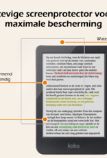 Nomfy Hoesje Geschikt voor Kobo Clara Colour Hoes Book Case Trifold - Hoes Geschikt voor Kobo Clara Colour Hoesje Book Cover Met Screenprotector - Donkergroen