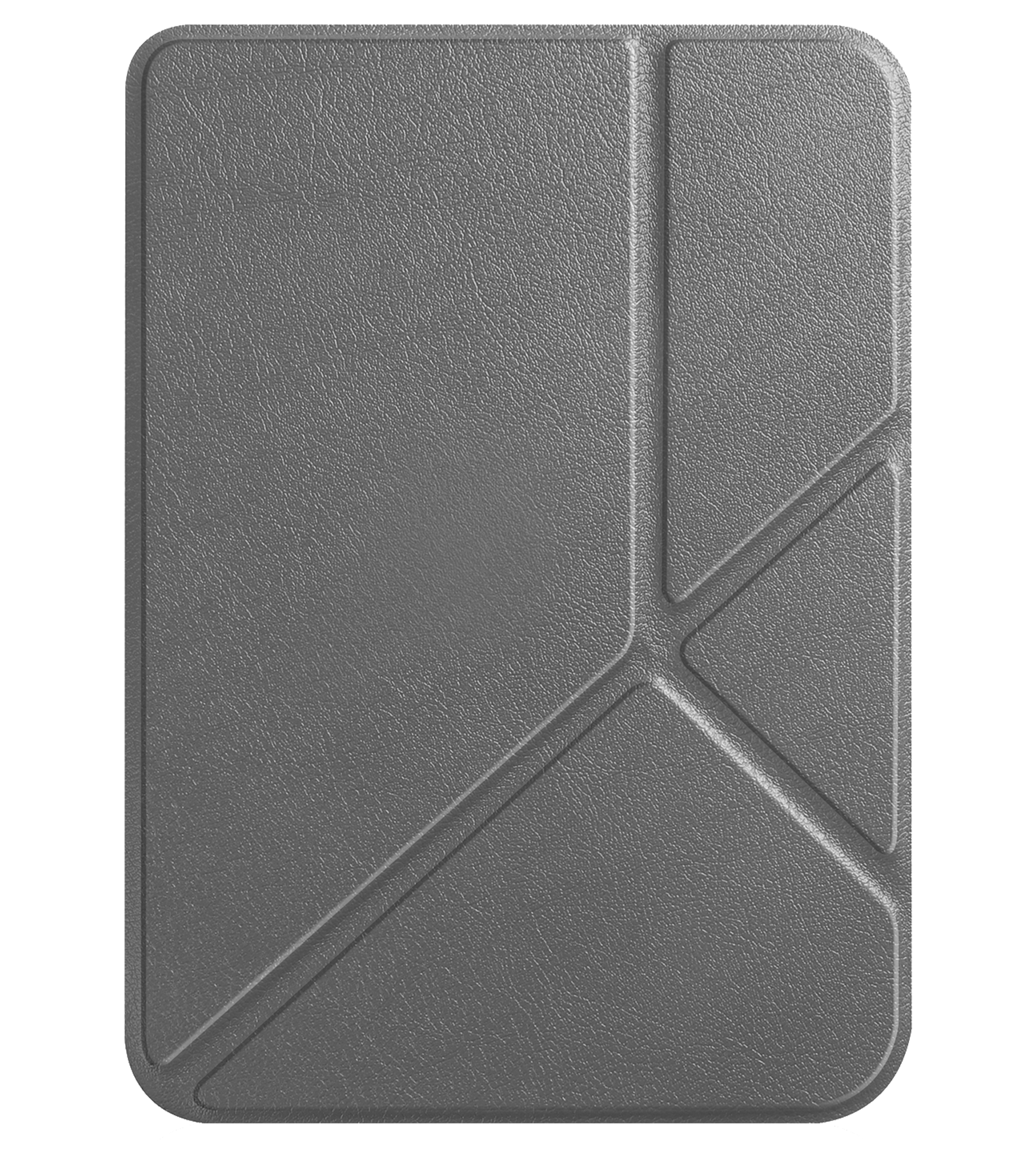 Nomfy Hoesje Geschikt voor Kobo Clara BW Hoes Book Case Trifold - Hoes Geschikt voor Kobo Clara BW Hoesje Book Cover - Grijs