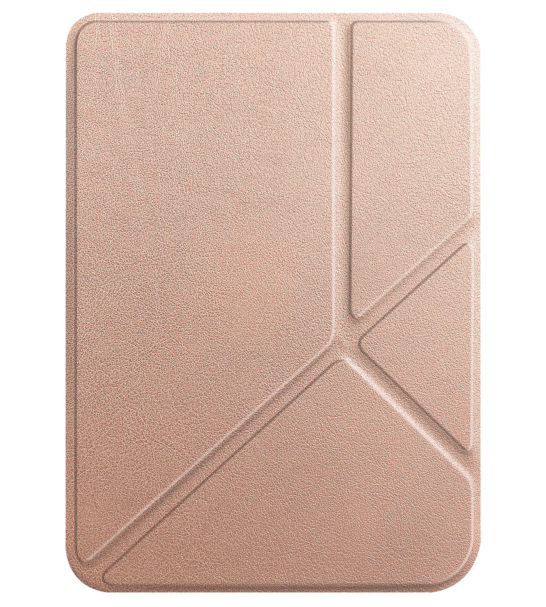 Nomfy Hoesje Geschikt voor Kobo Clara BW Hoes Book Case Trifold - Hoes Geschikt voor Kobo Clara BW Hoesje Book Cover - Rosé Goud