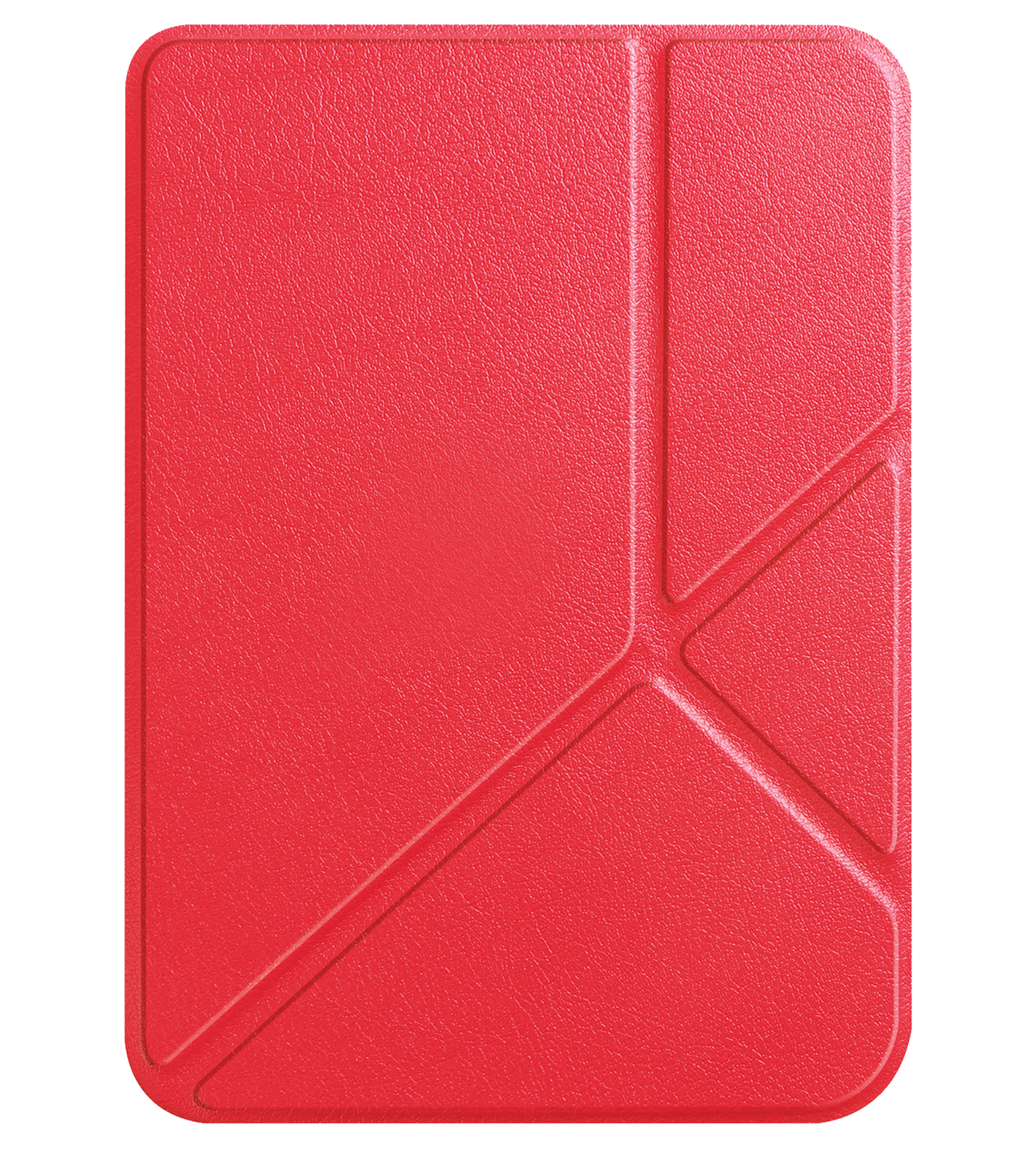 Nomfy Hoesje Geschikt voor Kobo Clara BW Hoes Book Case Trifold - Hoes Geschikt voor Kobo Clara BW Hoesje Book Cover - Rood