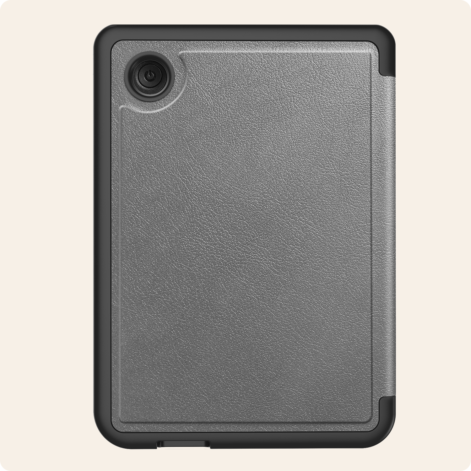 Nomfy Hoesje Geschikt voor Kobo Clara BW Hoes Book Case Trifold - Hoes Geschikt voor Kobo Clara BW Hoesje Book Cover Met Screenprotector - Grijs