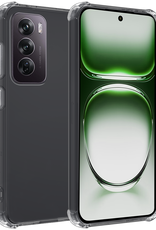 BASEY. Hoesje Geschikt voor Oppo Reno12 Hoesje Shock Proof Cover Case Shockproof - Hoes Geschikt voor Oppo Reno12 Hoes Siliconen Back Case - Transparant