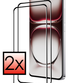 NoXx NoXx Oppo Reno12 Screenprotector Full Cover - 2 PACK