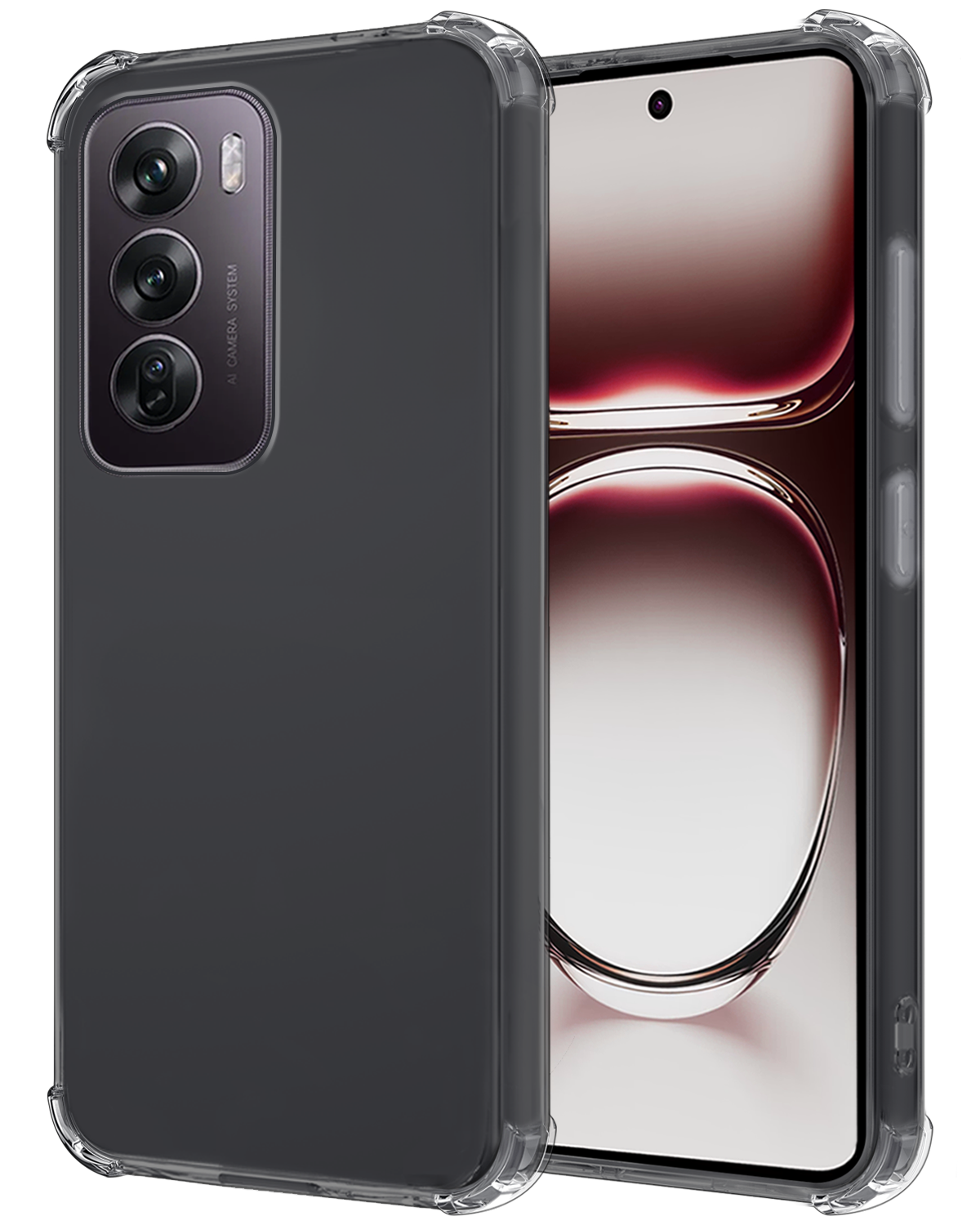 NoXx Hoesje Geschikt voor Oppo Reno12 Hoesje Shock Proof Cover Case Shockproof - Hoes Geschikt voor Oppo Reno12 Hoes Siliconen Back Case - Transparant