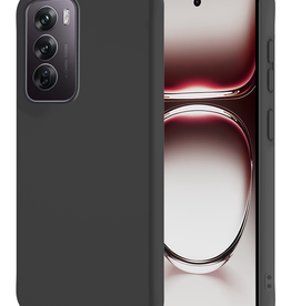 NoXx NoXx Oppo Reno12 Hoesje Siliconen - Zwart